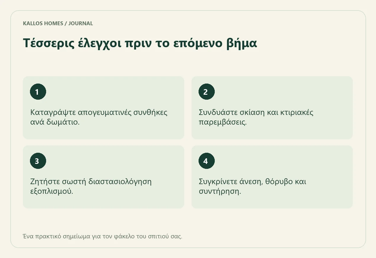 Οπτική σύνοψη των τεσσάρων σημείων του παραπάνω καταλόγου.