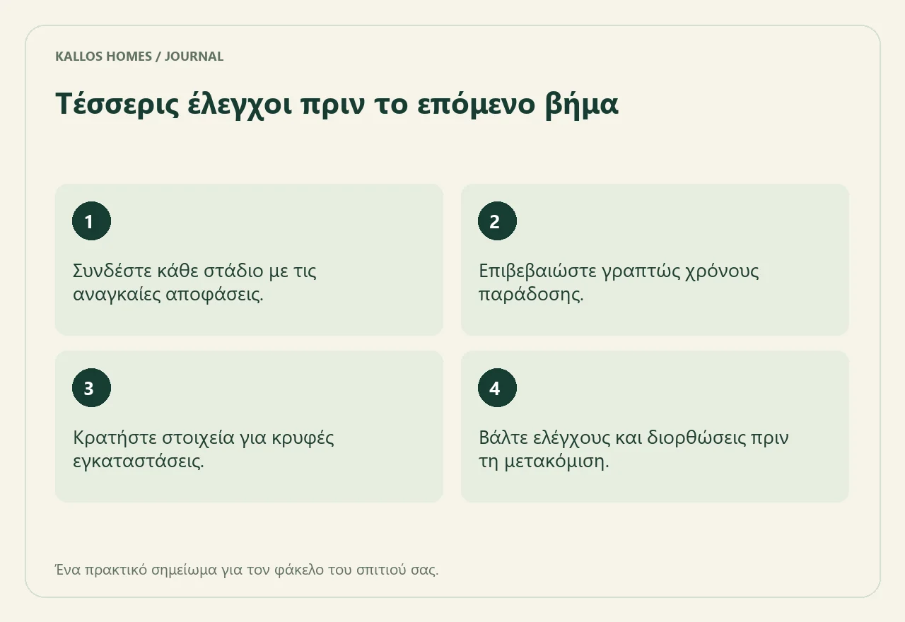 Οπτική σύνοψη των τεσσάρων σημείων του παραπάνω καταλόγου.